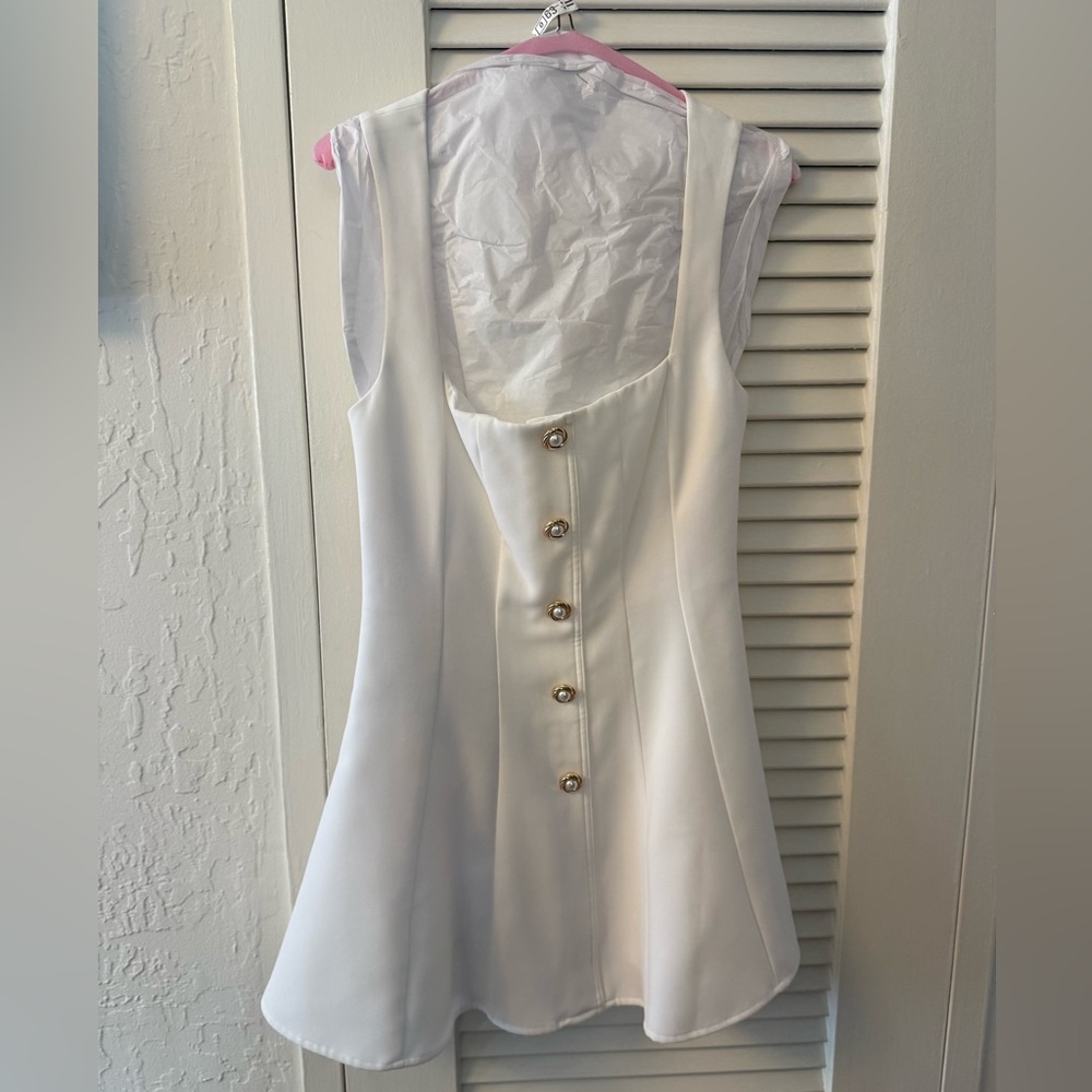 Lovers and Friends Hollis Romper in White - Picture 4 of 6